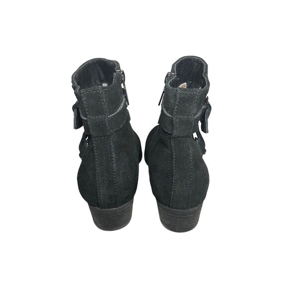 SoftMoc by College Waterproof Suede Black Ankle Boots Women’s Size 8M - Picture 5 of 13